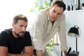 Barwy szczęścia odc. 3318. Marcin Kodur (Oskar Stoczyński), Majak (Łukasz Borkowski)