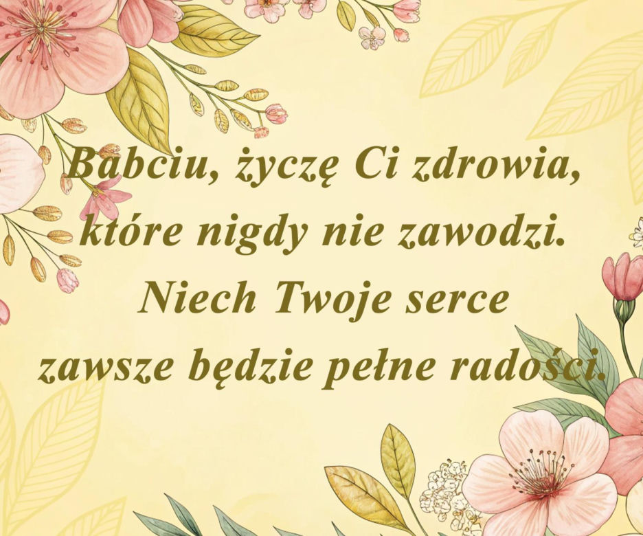 Życzenia na Dzień Babci
