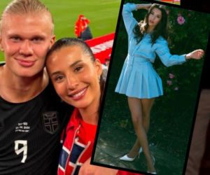 Erling Haaland i jego dziewczyna Isabel Haugseng Johansen. To ona mnie poderwała