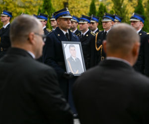Pogrzeb asp. Bartłomieja Pieroga, jednego z dwóch strażaków, którzy zginęli w pożarze w Nisku