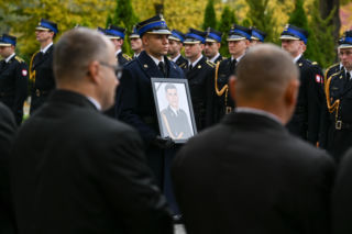 Pogrzeb asp. Bartłomieja Pieroga, jednego z dwóch strażaków, którzy zginęli w pożarze w Nisku