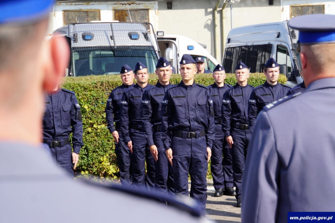 Nowi policjanci na Warmii i Mazurach