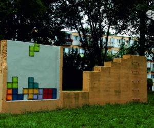 Ręcznie wykonany Tetris