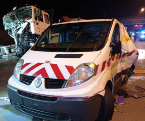 30-letni kierowca ciężarówki zginął w wypadku na autostradzie A4