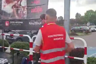 Różaniec przed szpitalem w Lublinie