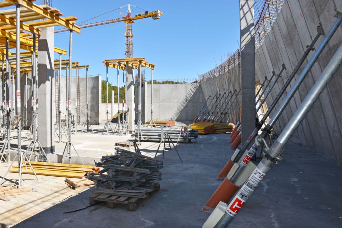 Budowa Fabryki Wody - czerwiec 2020