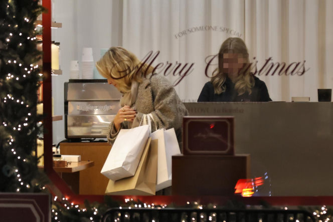 Anna Kalczyńska na zakupach