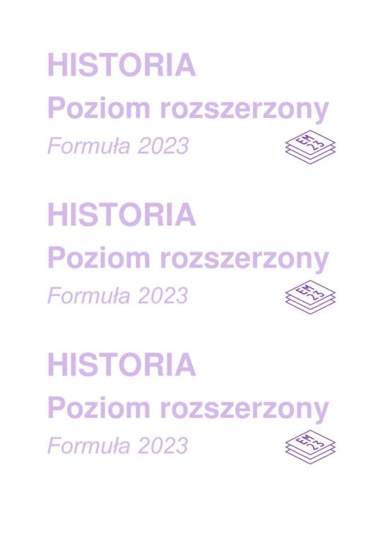 Próbna matura z historii rozszerzonej - arkusz CKE