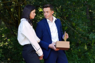 Barwy szczęścia odc. 3277. Weronika (Maria Świłpa), Błażej Modrzycki (Piotr Ligienza)