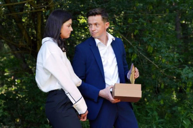 Barwy szczęścia odc. 3277. Weronika (Maria Świłpa), Błażej Modrzycki (Piotr Ligienza)