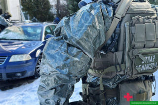 Laboratorium mefedronu w domu w Wawrze