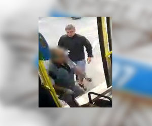Ten mężczyzna uderzył w tramwaju starszego człowieka!