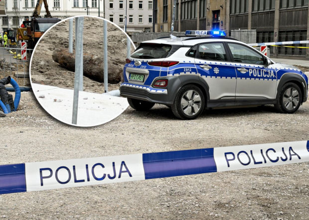 Akcja saperów w centrum Warszawy. Na budowie odkopali potężny niewybuch! Zamknięto ulice