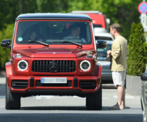 Robert Lewandowski i Anna Lewandowska w mercedesie za milion