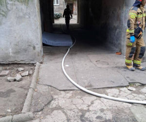 Pożar mieszkania przy ul. Wileńskiej (29.12.2025)