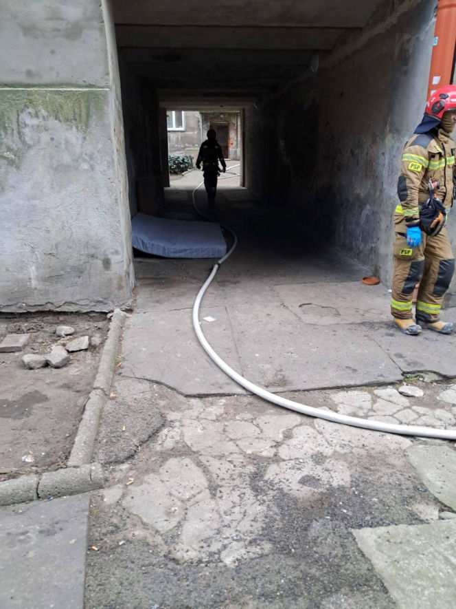 Pożar mieszkania przy ul. Wileńskiej (29.12.2025)