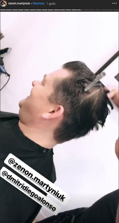 Daniel Martyniuk z tatą