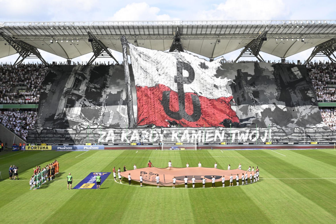 Legia Warszawa - Zagłębie Lubin: Zdjęcia kibiców