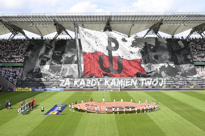 Legia Warszawa - Zagłębie Lubin: Zdjęcia kibiców