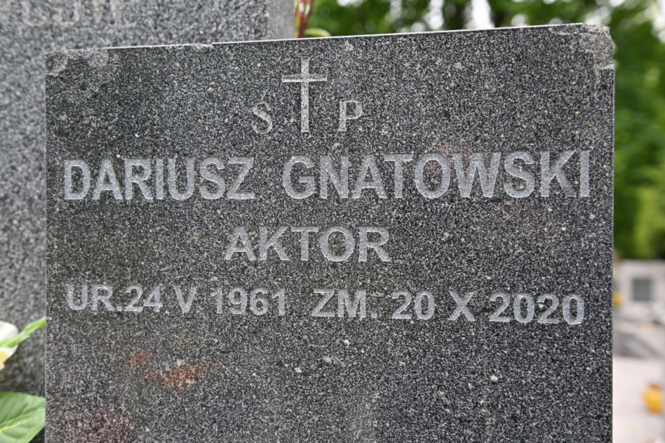 Grób Dariusza Gnatowskiego