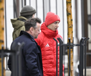 Kacper Tomasiak i skoczkowie u prezydenta