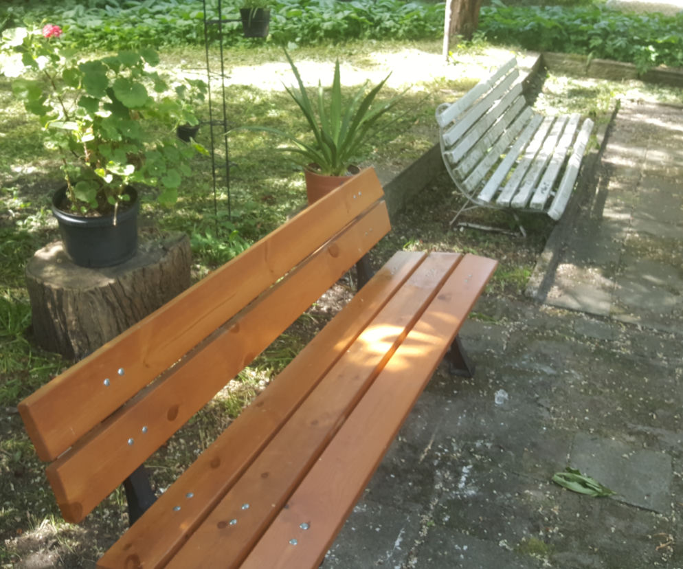 Półki bookcrossingowe w Ogrodzie Botanicznym UKW