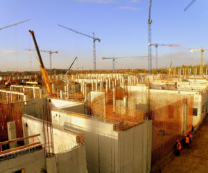 Budowa wrocławskiego stadionu - listopad 2009