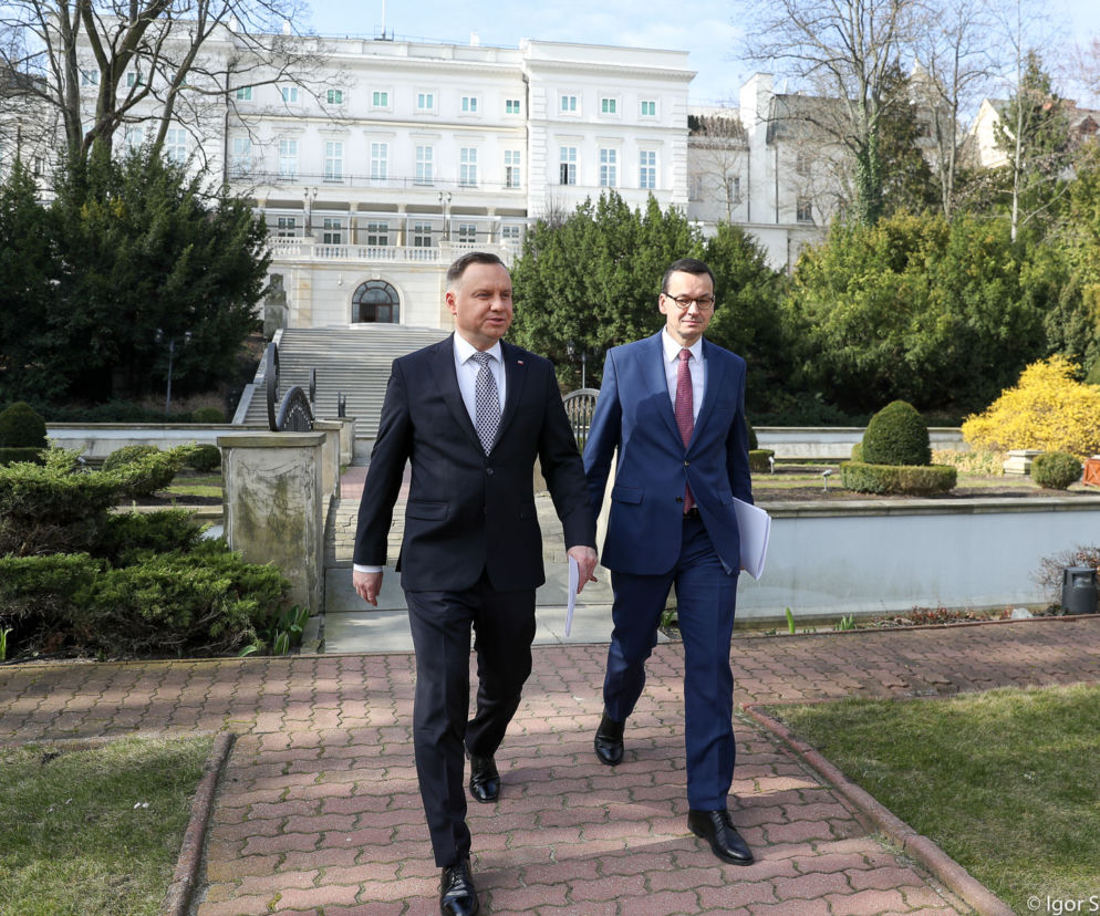Prezydent Andrzej Duda, Premier Mateusz Morawiecki