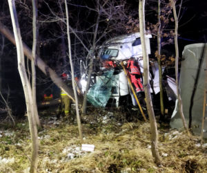Gręboszowo: Wypadek dwóch TIR-ów pod Namysłowem