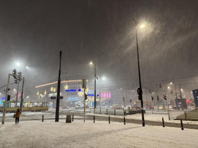 Śnieżny armagedon w Warszawie