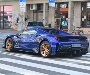 Kuba Wojewódzki w Ferrari 488 Pista Spider