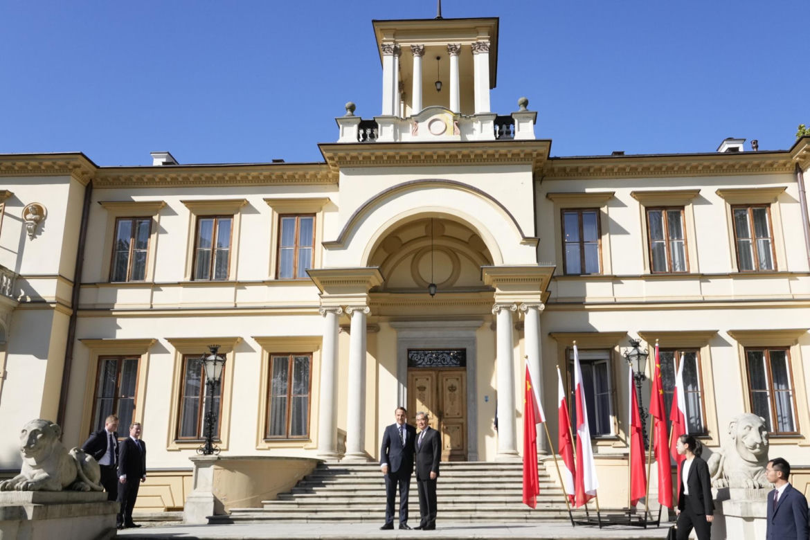 Chiński minister Wang Yi w Warszawie