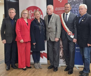 Szarfowanie marszałka PSD w Manville, NJ