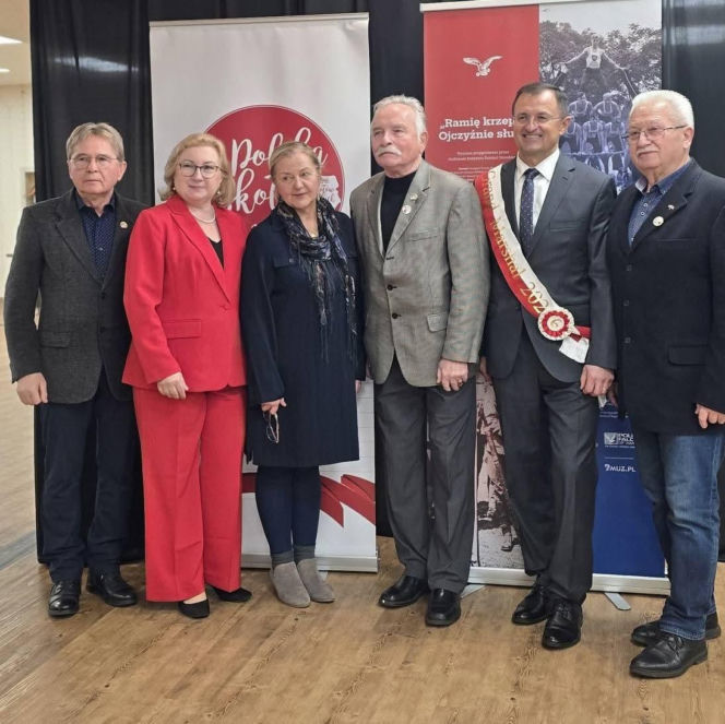 Szarfowanie marszałka PSD w Manville, NJ