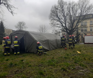 Ćwiczenia koronawirusowe w Przemyślu