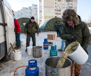 Kijów po rosyjskim ostrzale 3.02.2026