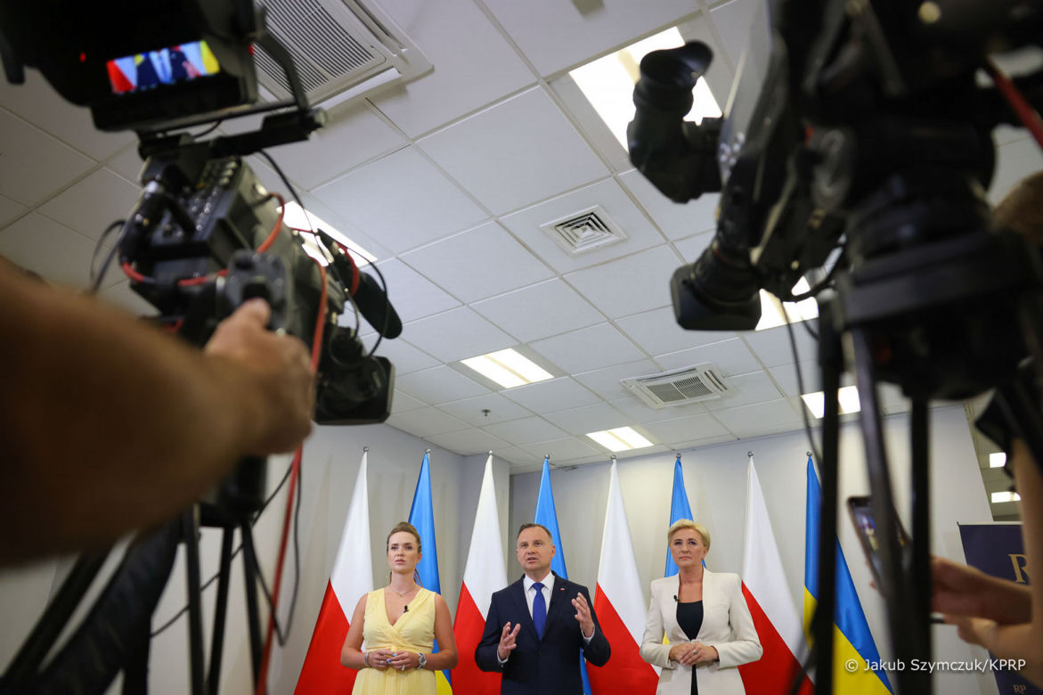 Agata Duda o Ukrainie