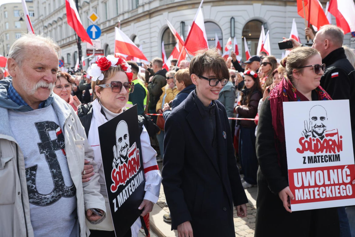   Wielki marsz w Warszawie 12.04.2025