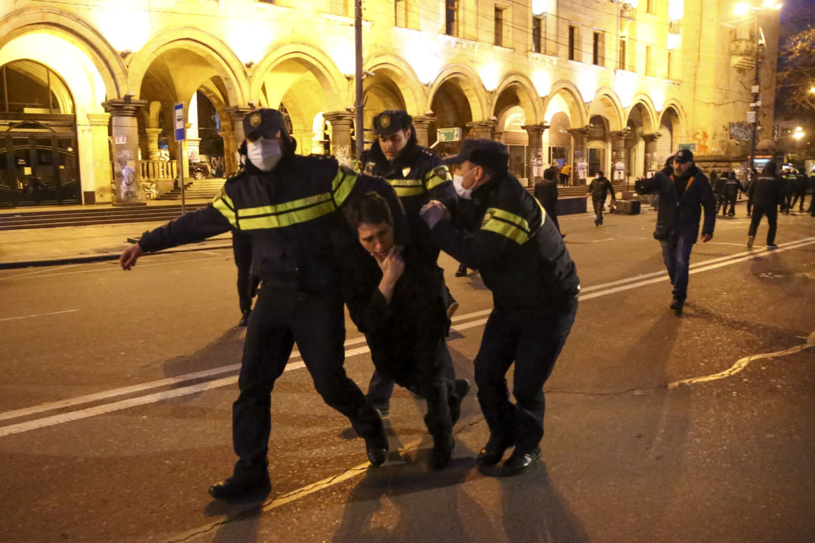 Protesty w Gruzji