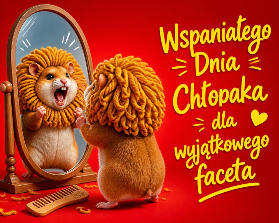 Śmieszna kartka na Dzień Chłopaka