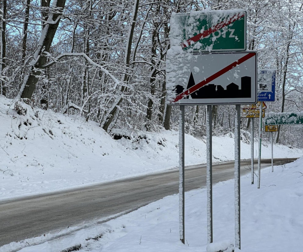 Atak zimy na Warmii i Mazurach