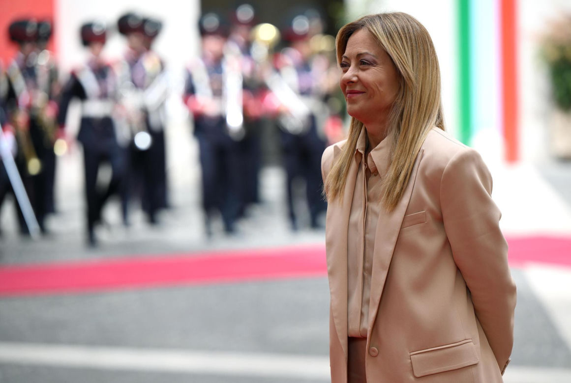 Marta Nawrocka we Włoszech