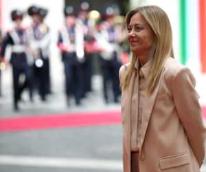 Marta Nawrocka we Włoszech