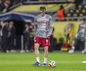 Robert Lewandowski w czarnej masce