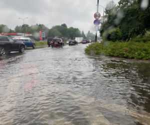 Gigantyczna ulewa w Warszawie