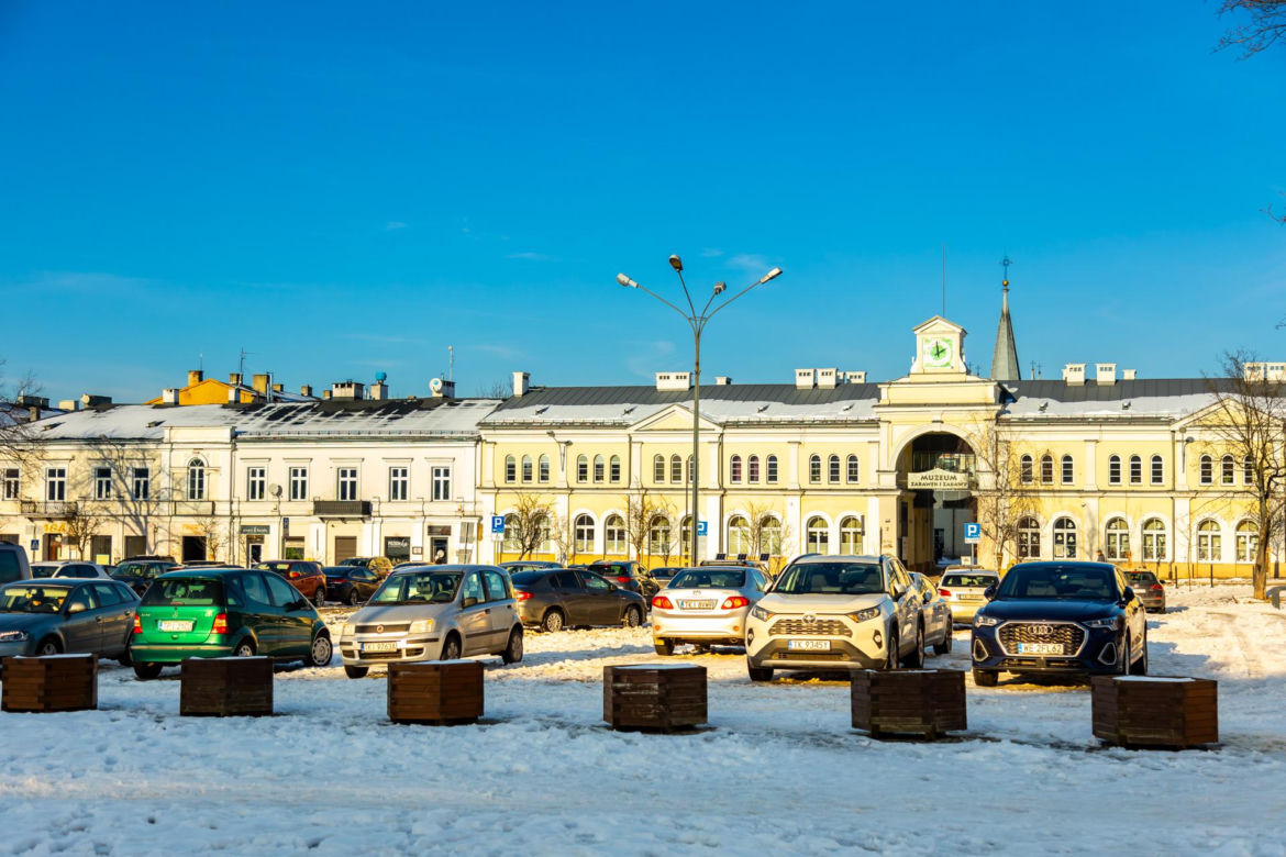 Plac Wolności w Kielcach przed przebudową