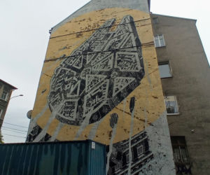 Nowy mural przy ul. Kolumba