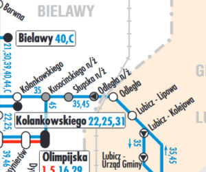Odległa - przystanek MZK w Toruniu