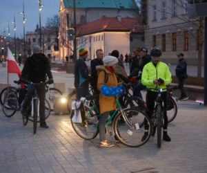 Rowerzyści i rolkarze razem! Referendalna Masa Krytyczna