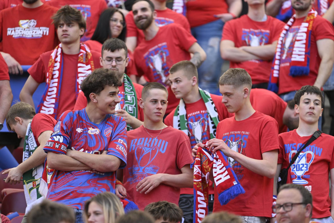 Kibice na finale Pucharu Polski: Górnik - Raków
